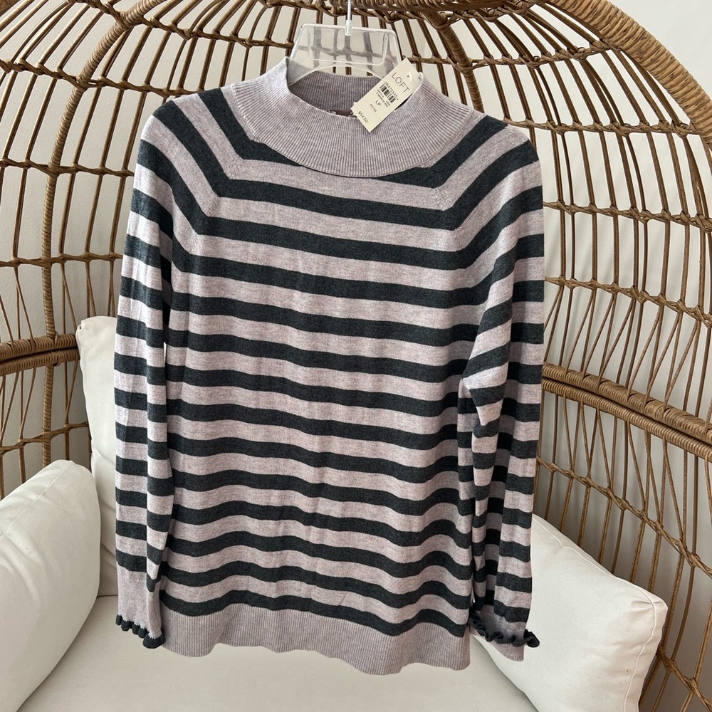 Loft lightweight sweater. The sweater is a Large and very soft fabric.  NWT